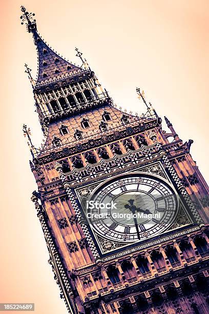 Big Ben Detail London Stock Photo - Download Image Now - Houses Of Parliament - London, Architecture, Bell Tower - Tower