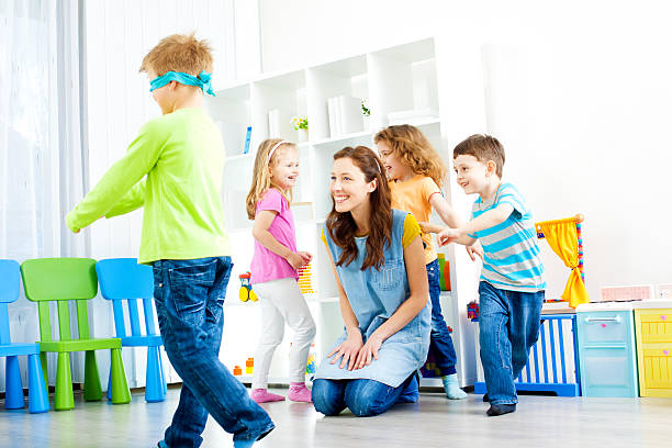 istock Children Playing Hide and Seek. 185225403