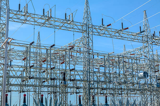 istock Power Grid at an Electric Utility Substation 185225453