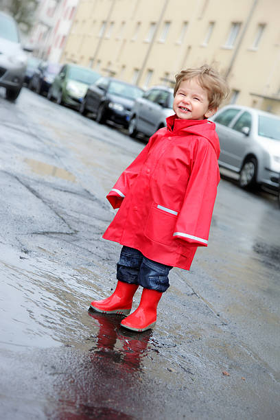 istock Toddler having fun after the Rain 185225961