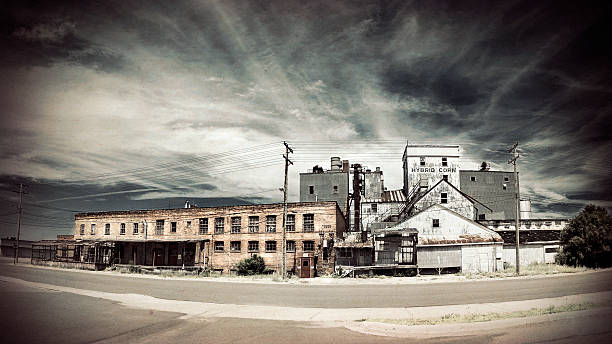 Abandoned Factory stock photo