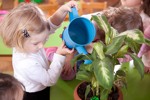 istock Preschoolers and Teacher 185226599