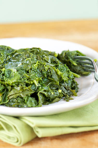istock Plate of Southern-Style Braised Greens 185227529