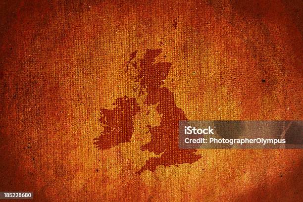 Mapa De Uk E Irlanda De Lona Foto de stock y más banco de imágenes de Inglaterra - Inglaterra, Mapa, Abstracto