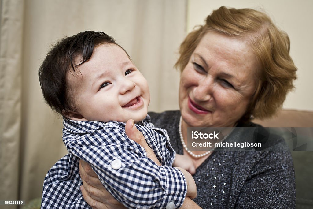 Großmutter und Enkel - Lizenzfrei Großmutter Stock-Foto