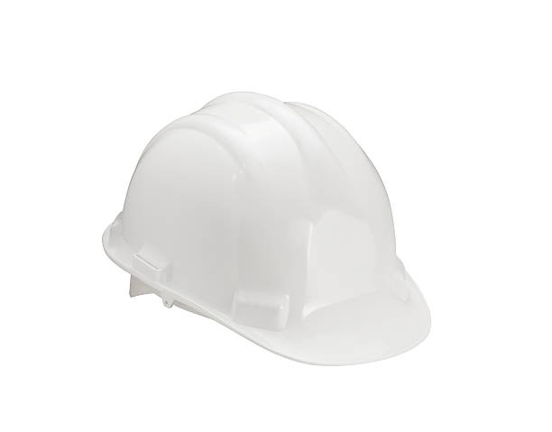 capacete de proteção branco (clique para mais informações - capacete imagens e fotografias de stock