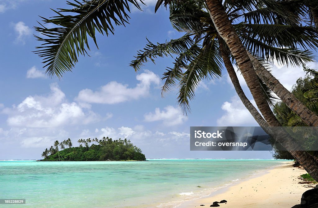Isla desierta - Foto de stock de Rarotonga libre de derechos