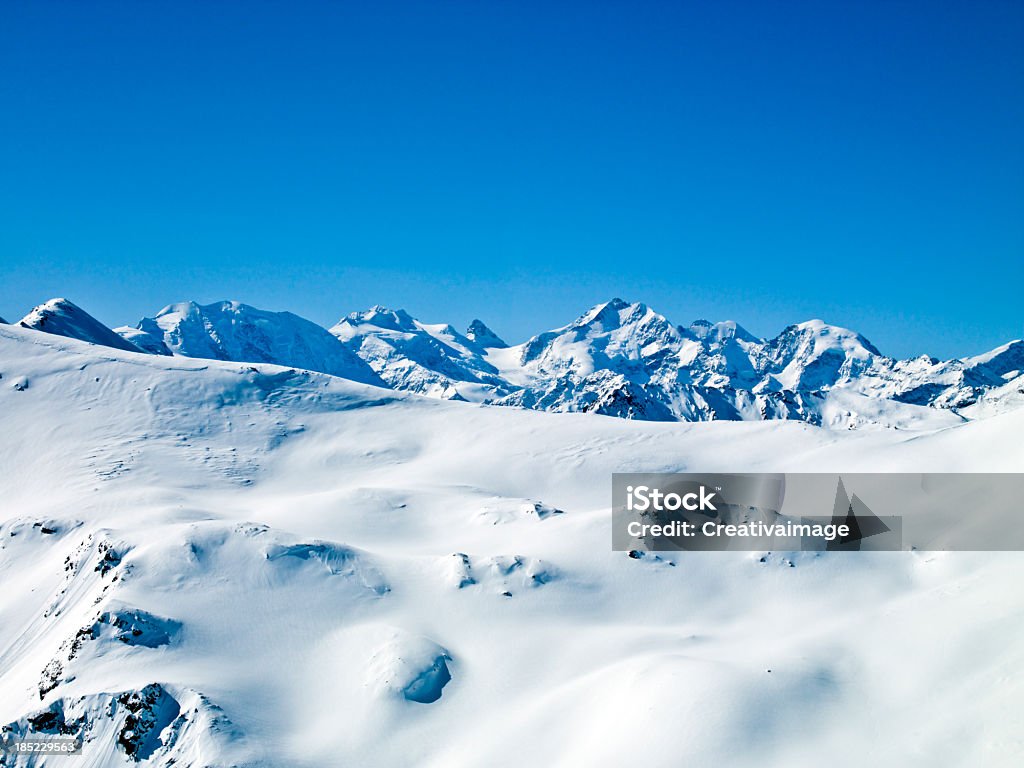Glacier Piz Bernina - 4050 mt. - Lizenzfrei Piz Bernina Stock-Foto