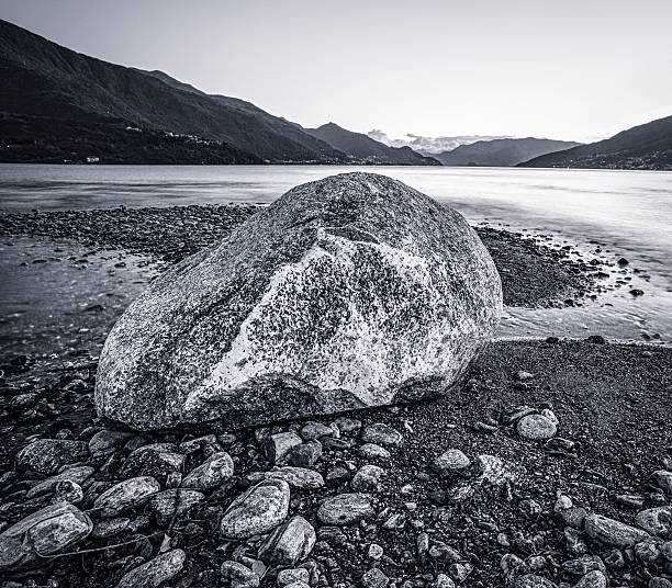 istock Stones on the beach, Lake Como 185229741