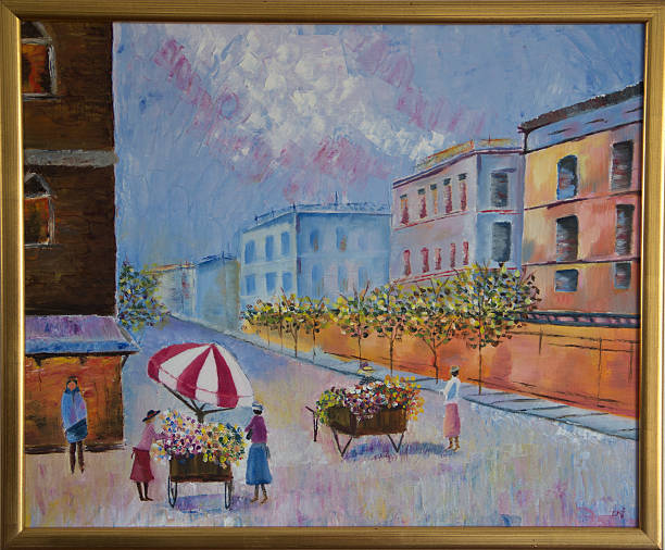 Paris oil painting