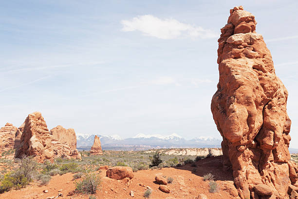 istock column rock formation at Arches National Park 185230064