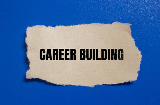 istock Career building lettering on ripped paper 1852303073