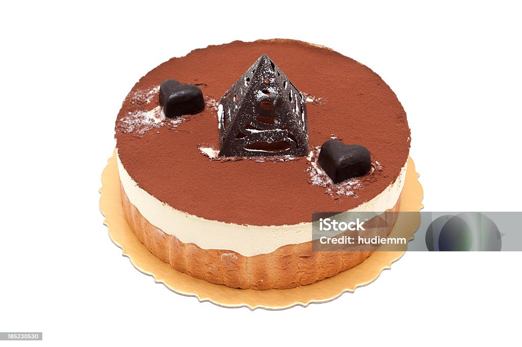 Bolo de mousse de Chocolate - Royalty-free Alimentação Não-saudável Foto de stock