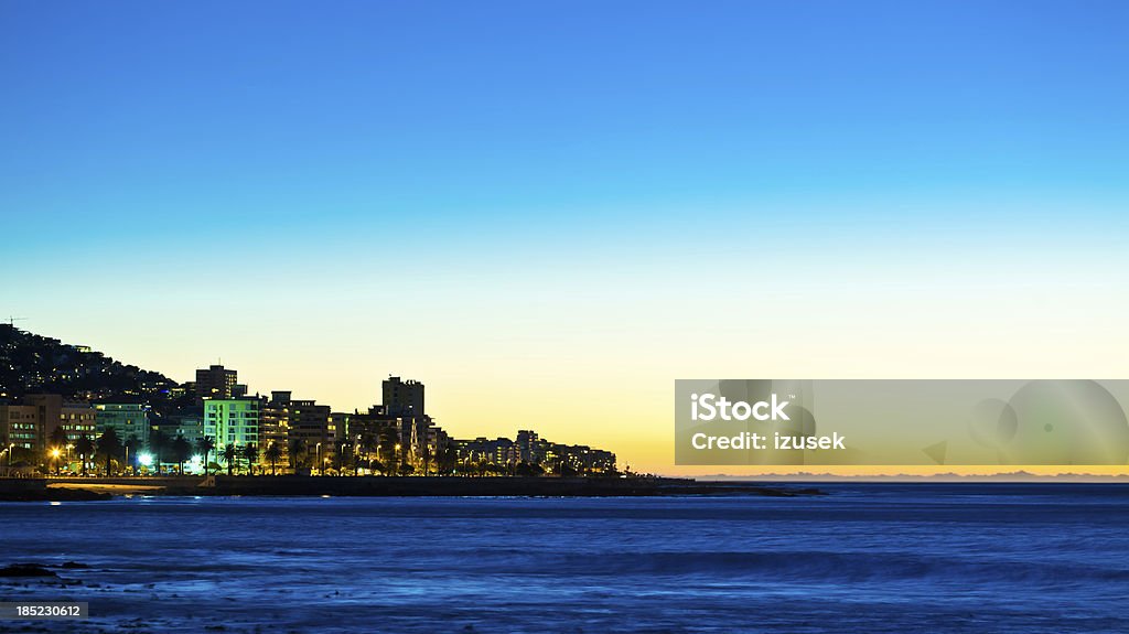 Cidade do Cabo ao pôr do sol - Royalty-free Anoitecer Foto de stock