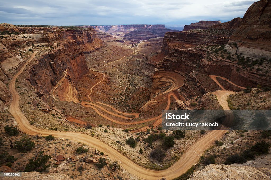 Shafer trail road - Lizenzfrei Berg Stock-Foto