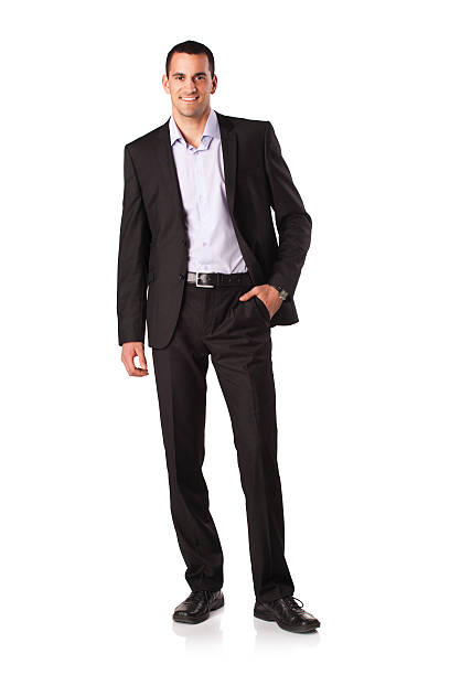 istock Young business man standing 185230667