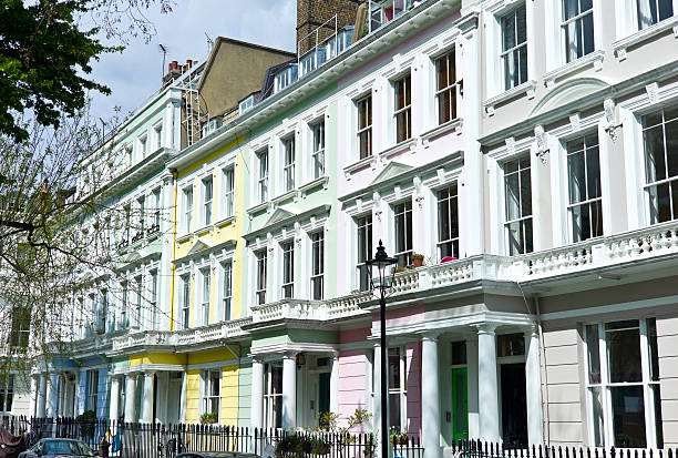 istock london architecture: classic townhouses in primrose hill 185230843