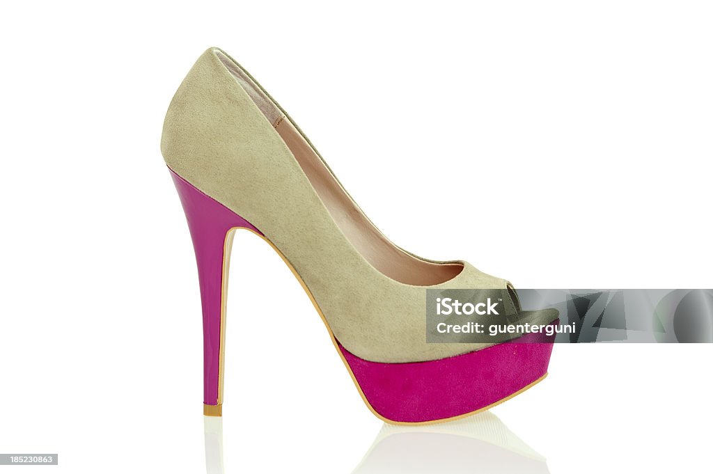 Moda Peeptoe salto alto em cores modernas - Royalty-free Salto-Agulha Foto de stock