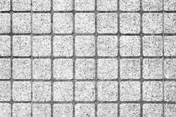 istock Outdoor stone square block tile wall background and texture 1852308942