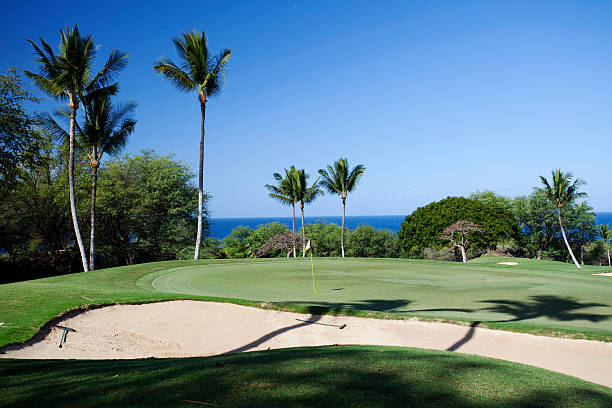 istock Beautiful Golf Course on Maui Hawaii 185230902