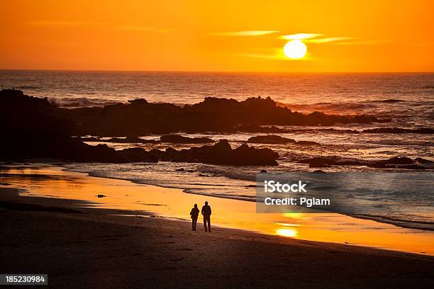 カップルサンセットを眺めるカーメルビーチでカーメルで海 - カーメル - カリフォルニア州のストックフォトや画像を多数ご用意 - カーメル - カリフォルニア州, カリフォルニア州 モントレー市, カリフォルニア州