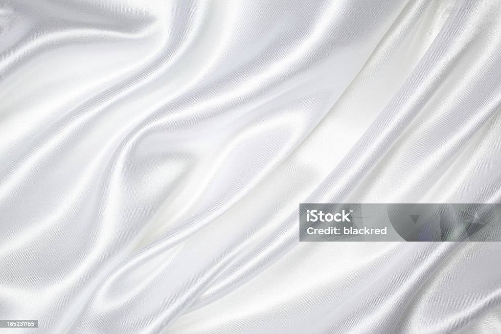 Textura de seda branco - Foto de stock de Seda royalty-free