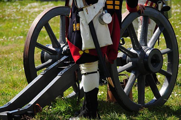 istock Cannon re-enactment, Jersey. 185231403