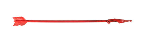istock red arrow of cupid isolated on white background 1852318408
