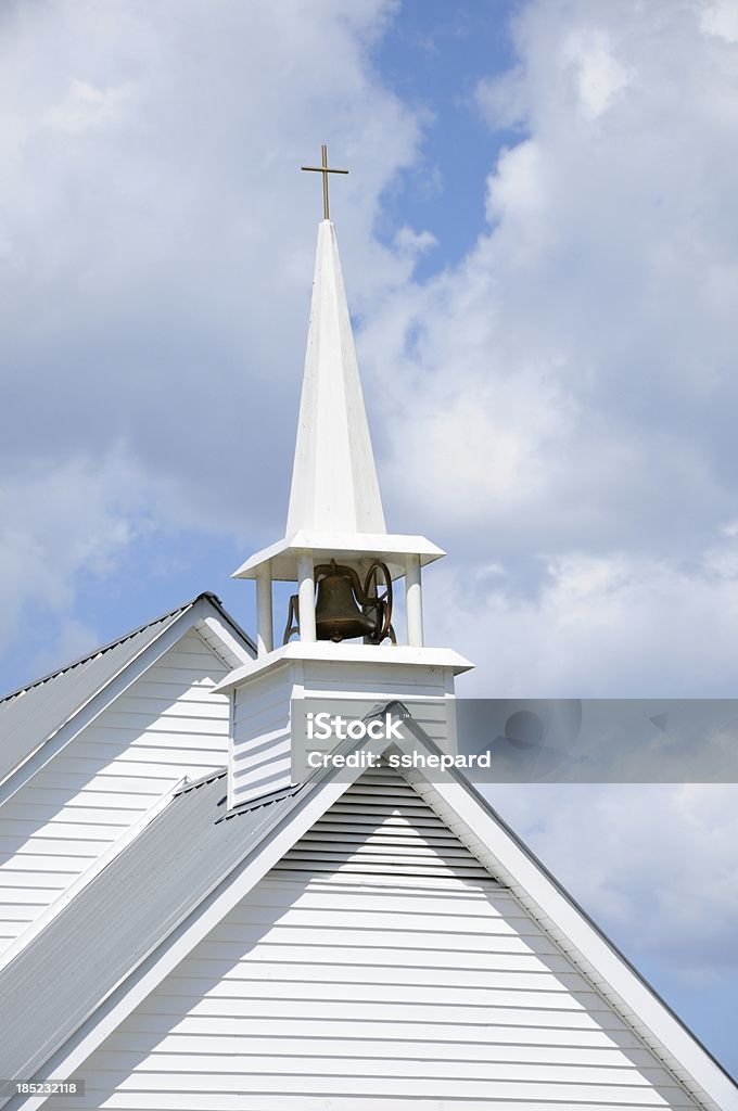 Церковь, Башня со шпилем bell - Стоковые фото Башня со шпилем роялти-фри