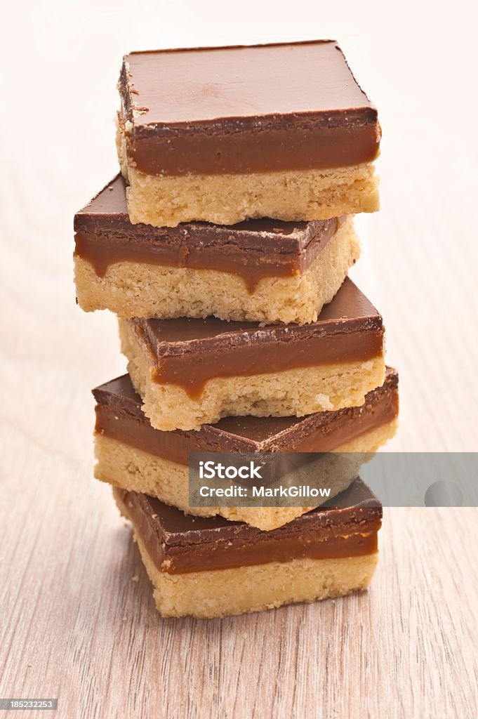 Caramel Shortbread - Lizenzfrei Karamelisiert Stock-Foto