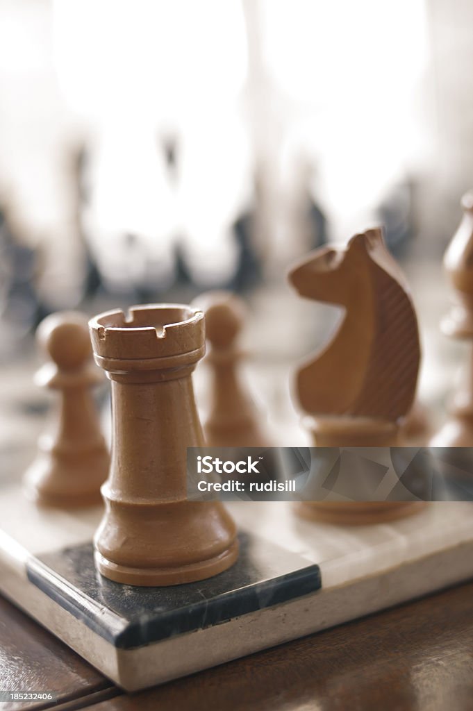 Wood Pièce d'échecs - Photo de Cavalier libre de droits