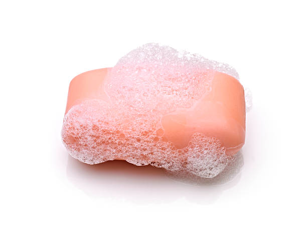 Soap Bar of Soap with Bubble. bar of soap photos stock pictures, royalty-free photos & images