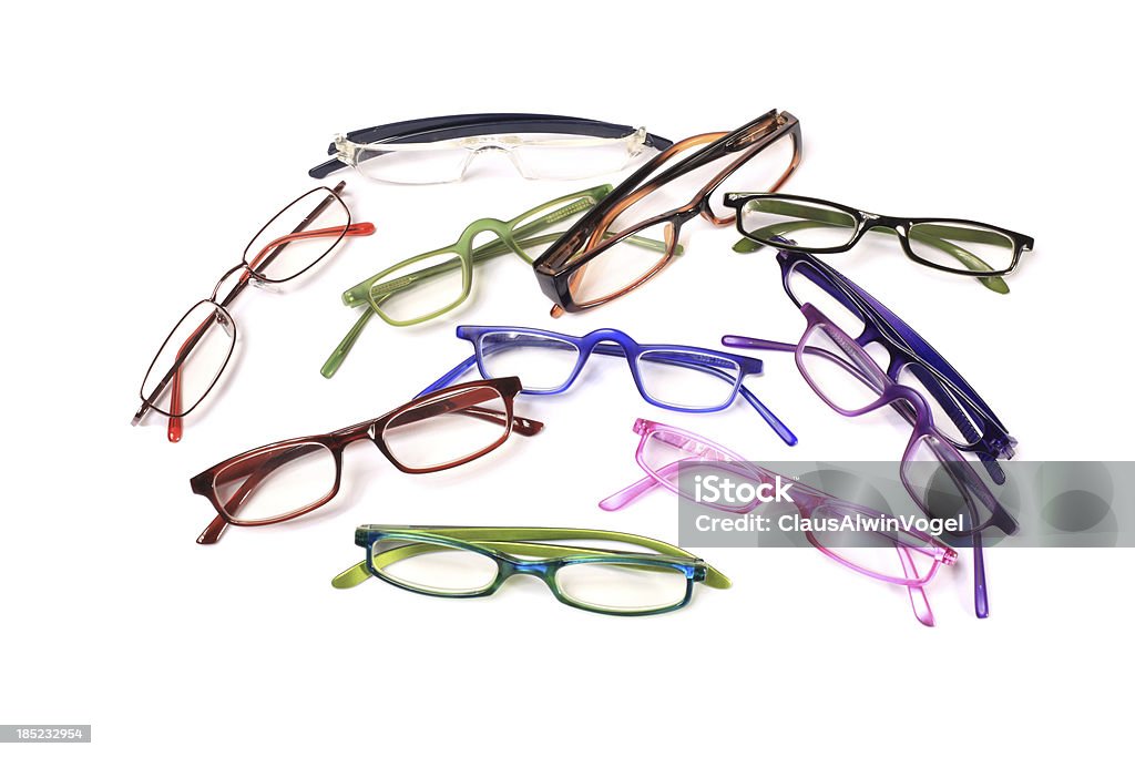 Spectacles With Color Different Coloured Spectacles Stock Photo - Download Image Now - Black ...