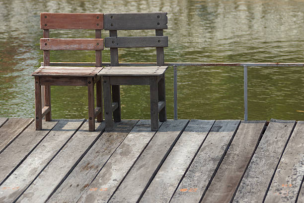 istock Wooden Chairs on the wood stage 185233059