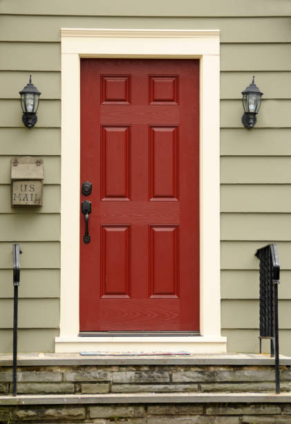 red door - porta principal - fotografias e filmes do acervo