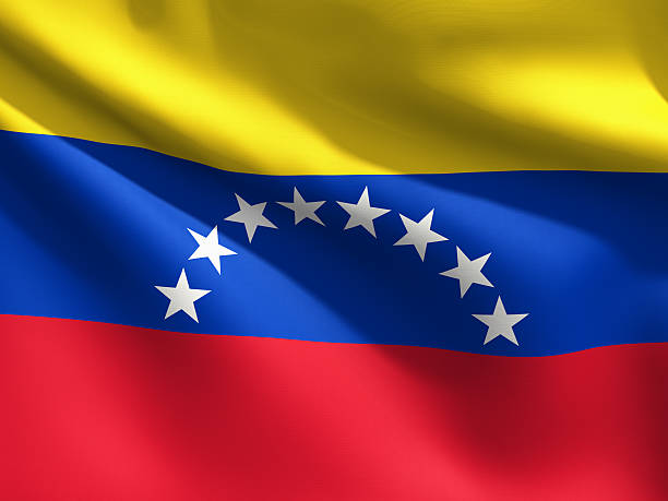 Nahaufnahme Flagge-venezuela – Foto