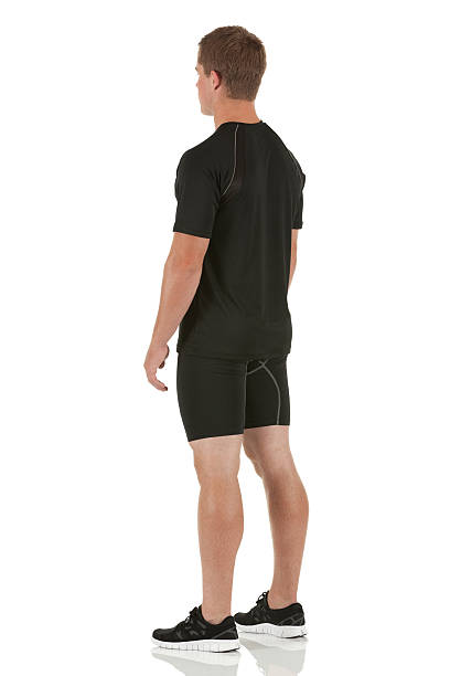 istock Rear view of a man standing 185234015