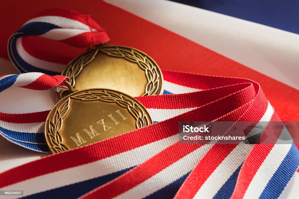 Zwycięzców złote medali - Zbiór zdjęć royalty-free (2012)