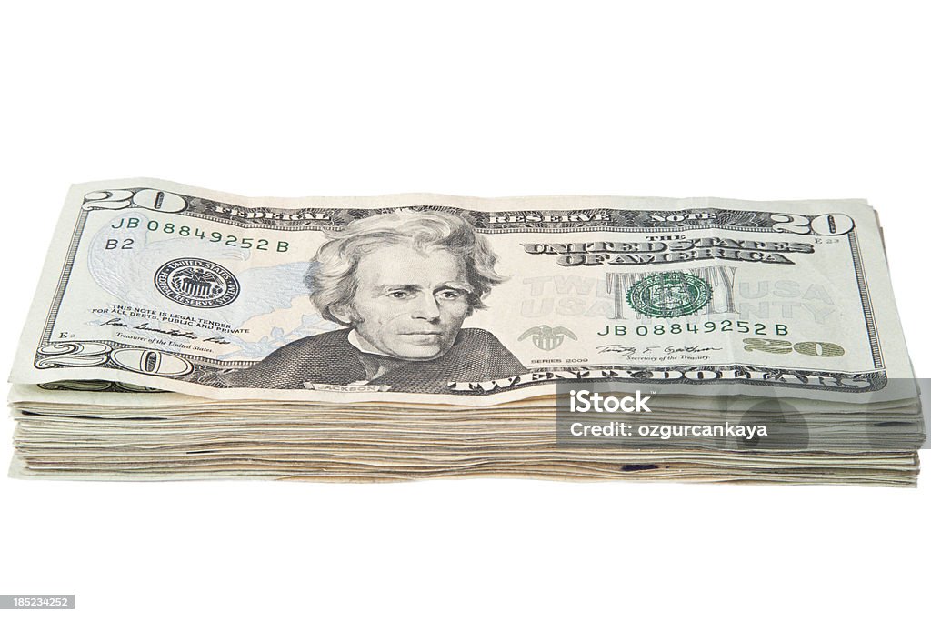 Доллары США - Стоковые фото Сложенное стопкой роялти-фри