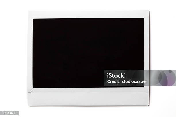 Blank Photo On White Stock Photo - Download Image Now - Instant Camera, Instant Print Transfer, Picture Frame