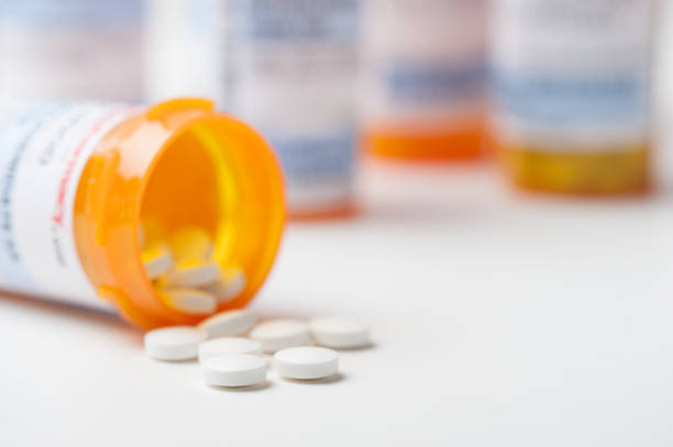 Prescription Medication Medicine Pill Tablets stock photo