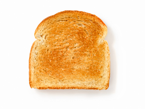 White Toast with Natural Drop Shadow- Photographed on Hasselblad H3D2-39mb Camera