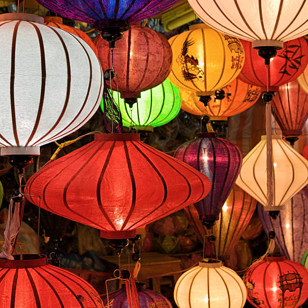 istock Silk lanterns in Hoi An city, Vietnam 185236676