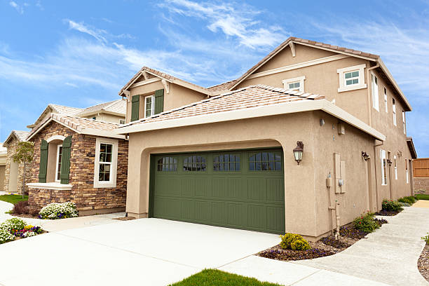 View at the modern upscale California suburb home.More Exteriors here: