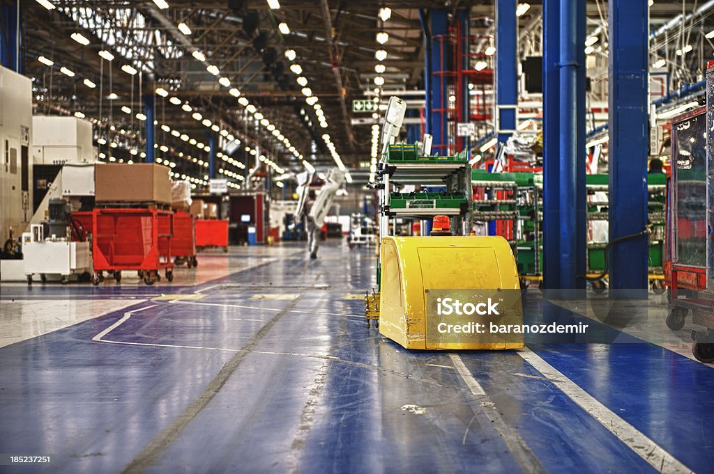 Fabrik Automation - Lizenzfrei Lagerhalle Stock-Foto