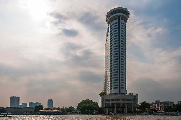 istock Towering Hotel By The River In Krung Thep (Bangkok) Thailand 185237680