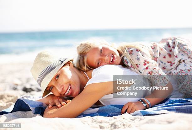 Bonding Time Together Stock Photo - Download Image Now - Adult, Beach, Beautiful People