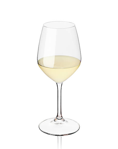 copa de vino blanco - wine glass white wine wineglass fotografías e imágenes de stock