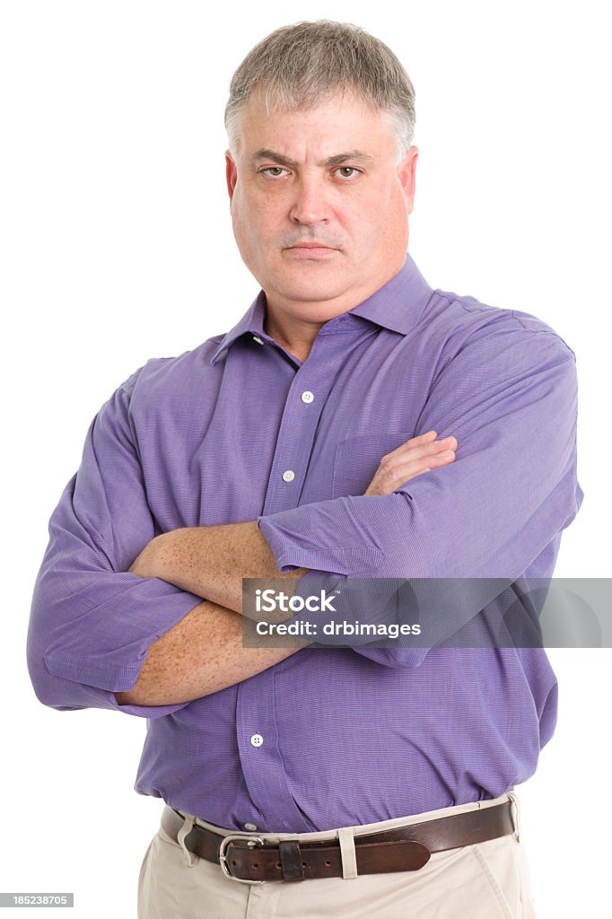 Tough hombre atraviesa brazos - Foto de stock de Hombres libre de derechos