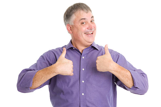 istock Excited Man Gives Two Thumbs Up 185238709